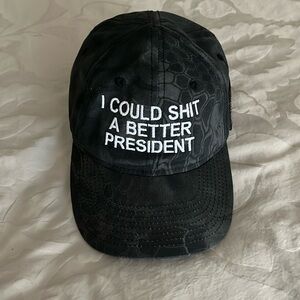 Political baseball cap
